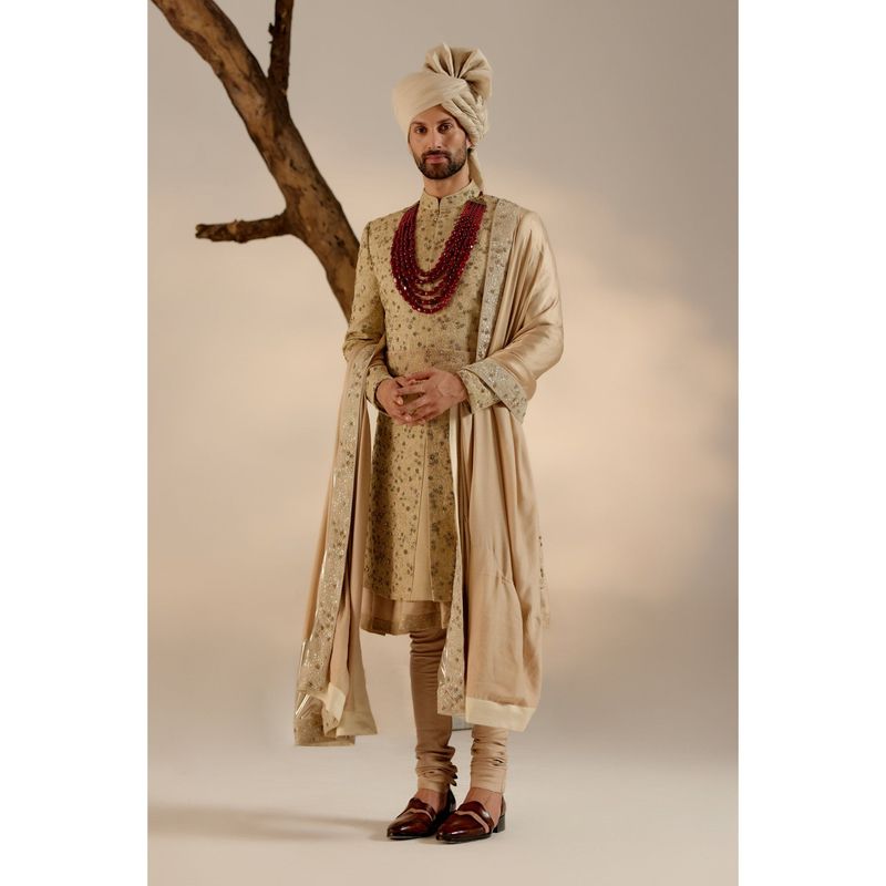 Jatin Malik Sandune Sherwani (Set of 6) (XS)