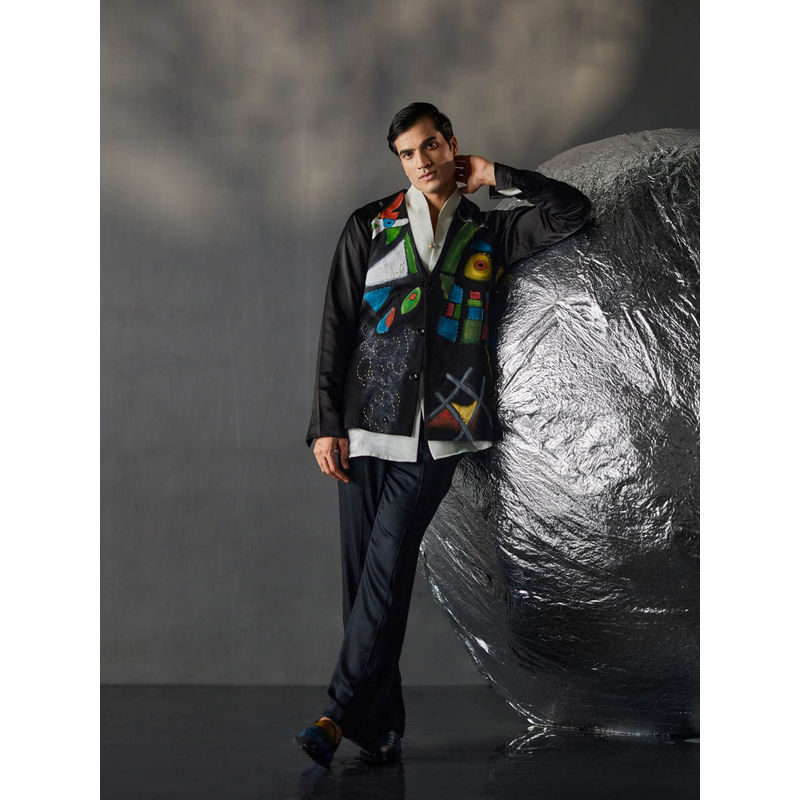 Jatin Malik Carnival Blazer with Shirt & Trouser (Set of 3) (XS)