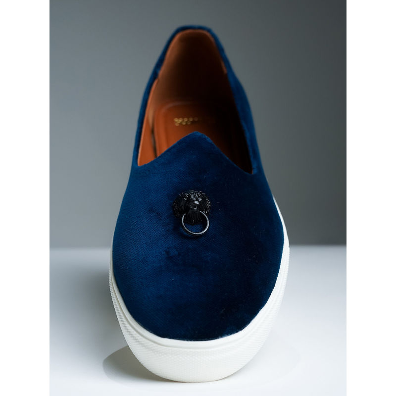 Kavith Sainaani Blue Suede Wedding Sneaker (UK 5)