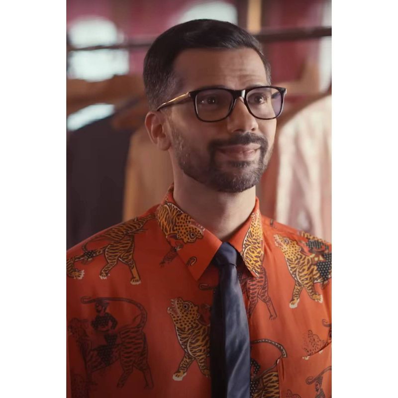 Masaba Red Sultan Shirt (XS)