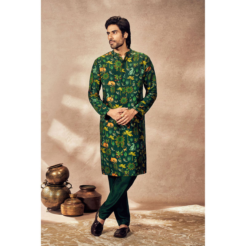 Masaba Green Tropical Rhapsody Kurta (S)