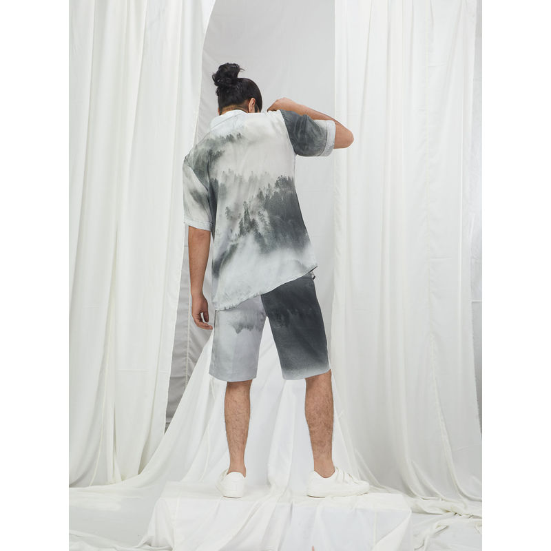 Nirmooha Printed Crepe Shorts (XS)