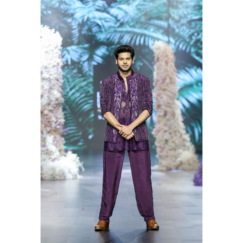 Nirmooha Purple Chantilly Shirt (XS)