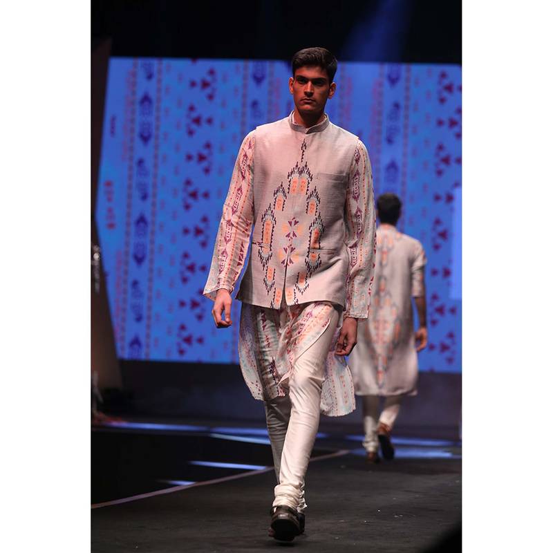 PS Men by Payal Singhal Zaheer Kurta set - of 3 (38)