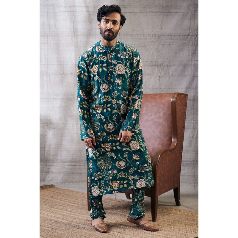 Soup by Sougat Paul Mehr Printed Kurta (Set of 2) (XS)