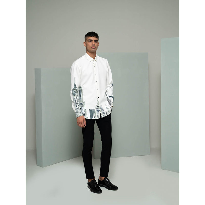 Varun Chakkilam White Uptown Shirt (S)