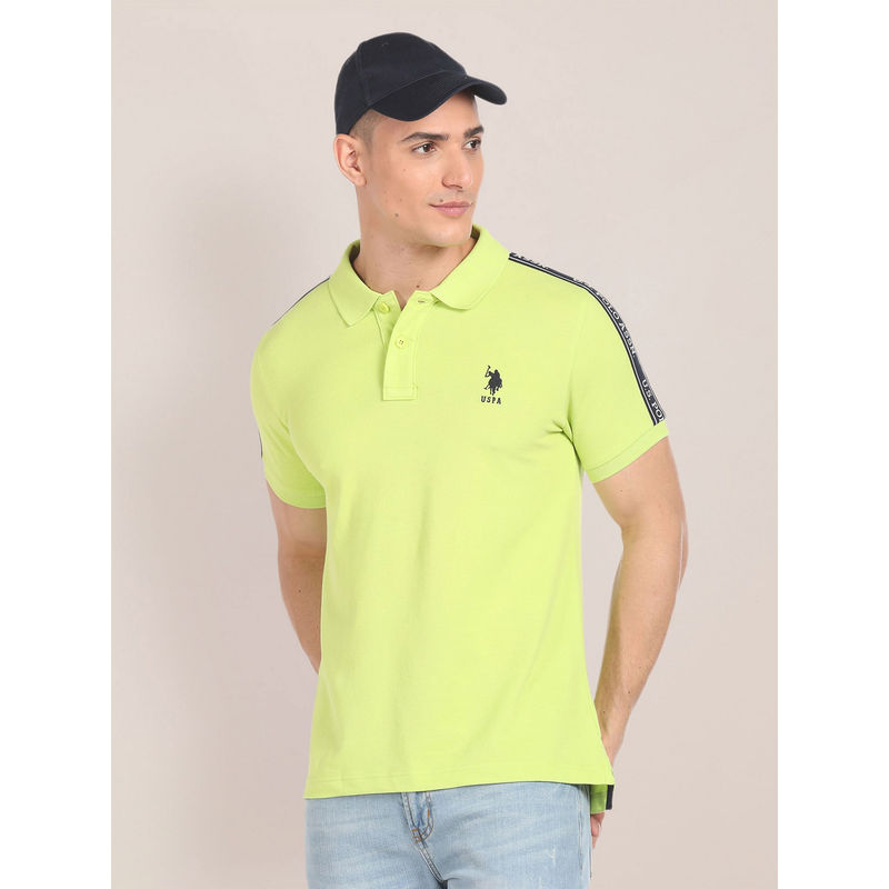 U.S. POLO ASSN. Slim Fit Cotton Polo T-Shirt (L)
