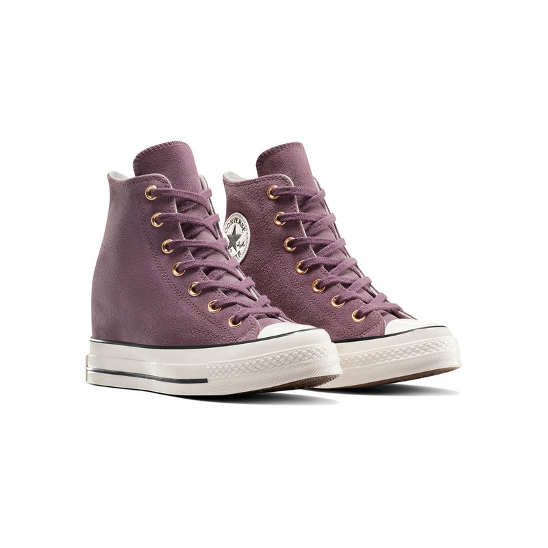 Converse Women Chuck 70 Wedge Platform Suede High Top Sneaker (UK 3)