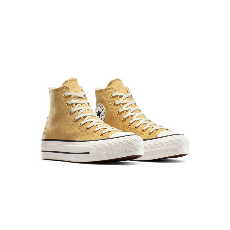 Converse Women Chuck Taylor All Star Lift Platform Crafted Laces High Top Sneaker (UK 3)