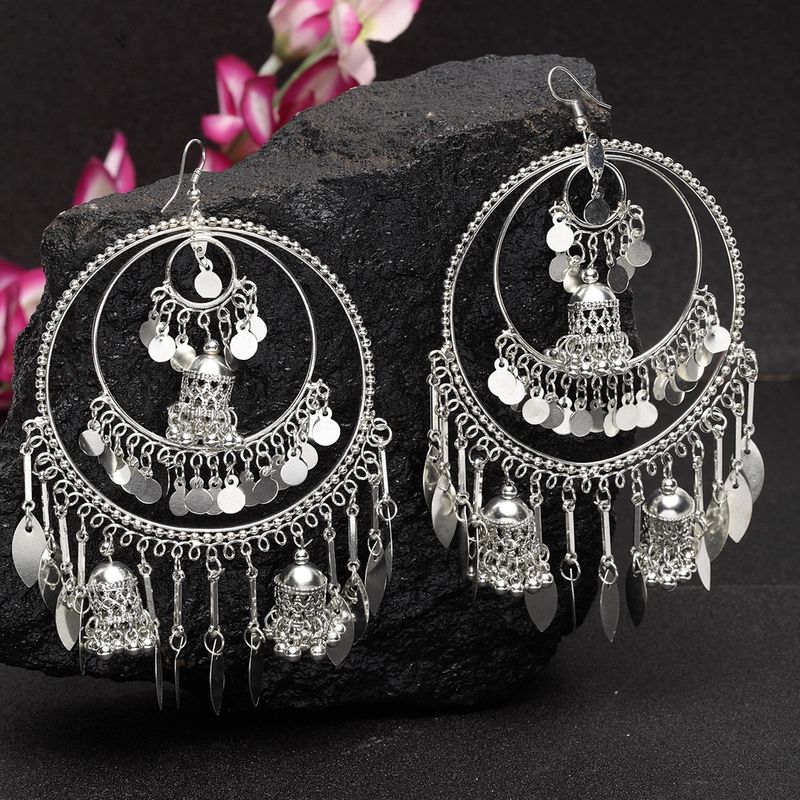 Circular jhumkas cheap