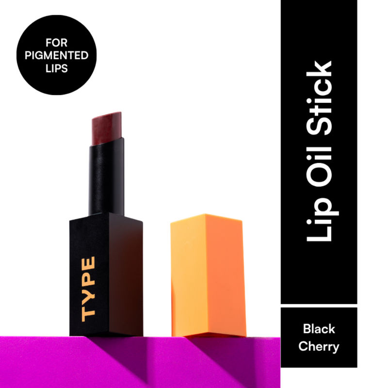 TYPE Beauty Light Up Lip Oil Stick - 606 Black Cherry