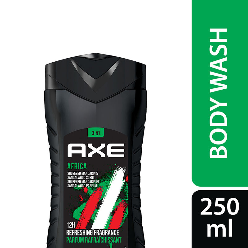 Axe Africa 3 In 1 Body, Face & Hair Wash For Men