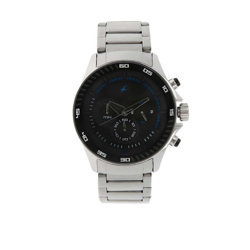 Buy Fastrack NM3072SM03 Black Dial Analog Watch For Men Online