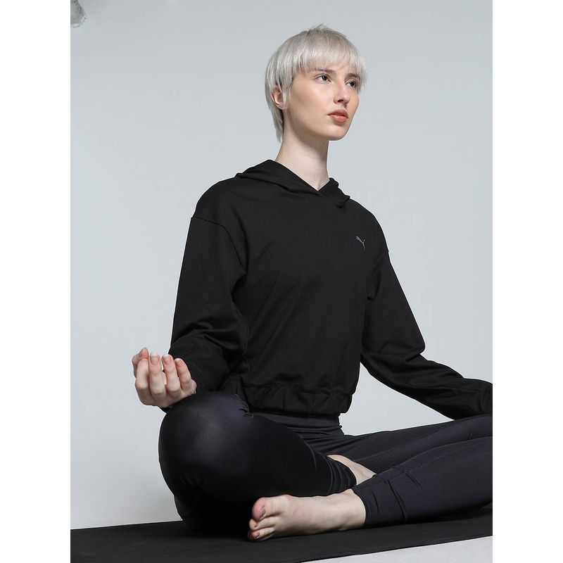 Puma Studio Foundations Women Black Hoodie (S)