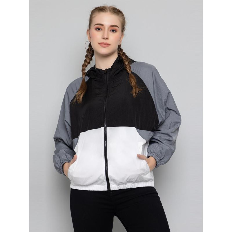 CHKOKKO Women Standard Length Polyester Winter Sports Zipper Stylish Jacket (2XL)