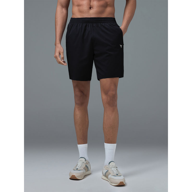 Technosport Men with Quick Dry TS FLEXI Grip Black Shorts (L)