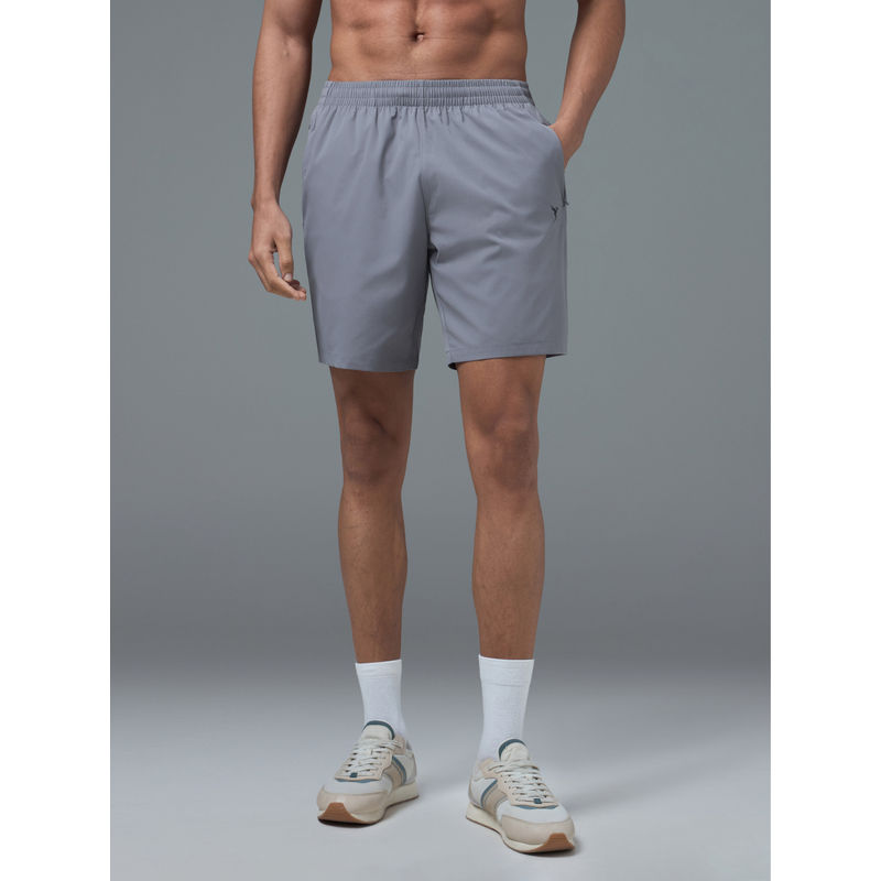 Technosport Men with Quick Dry TS FLEXI Grip Grey Shorts (XL)