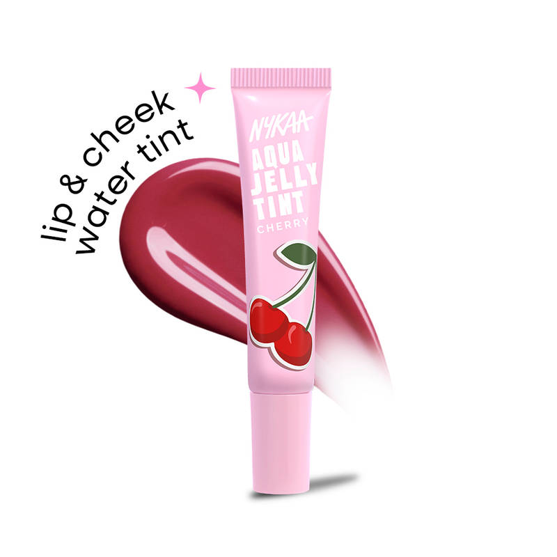 Nykaa Cosmetics Aqua Jelly Lip & Cheek Multi-use Water Tint - Cherry