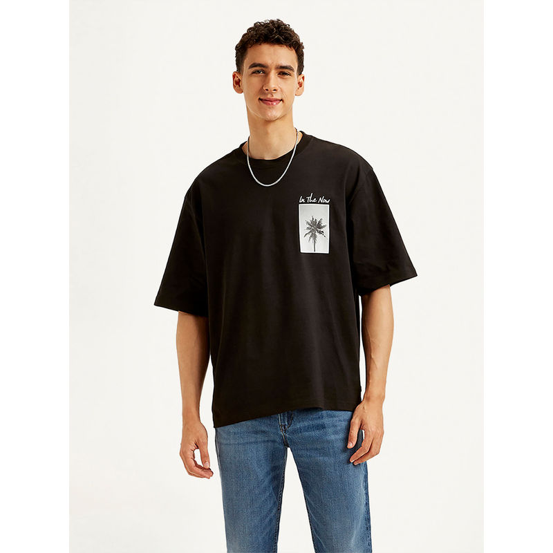 Levi's Black Graphic Loose Fit T-Shirt (XL)