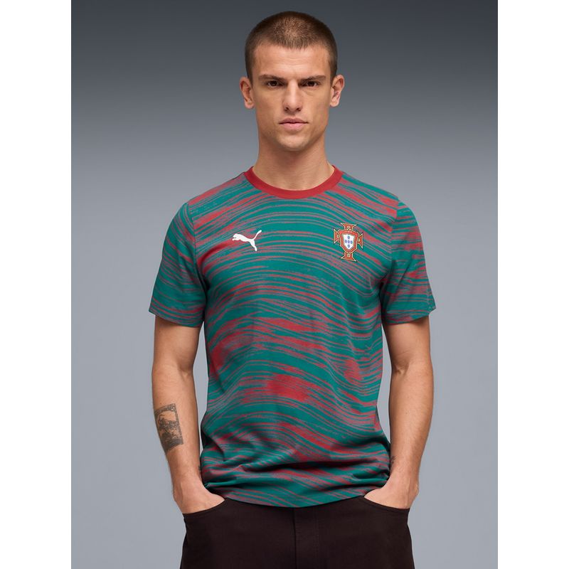 Puma Red Printed Regular T-Shirt (XL)