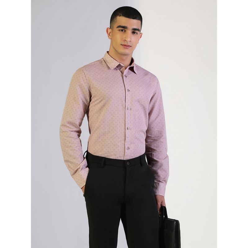 SHOWOFF Men's Pink Formal Shirt (S)