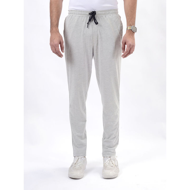 JadeBlue Men Grey Solid Trackpant (42)