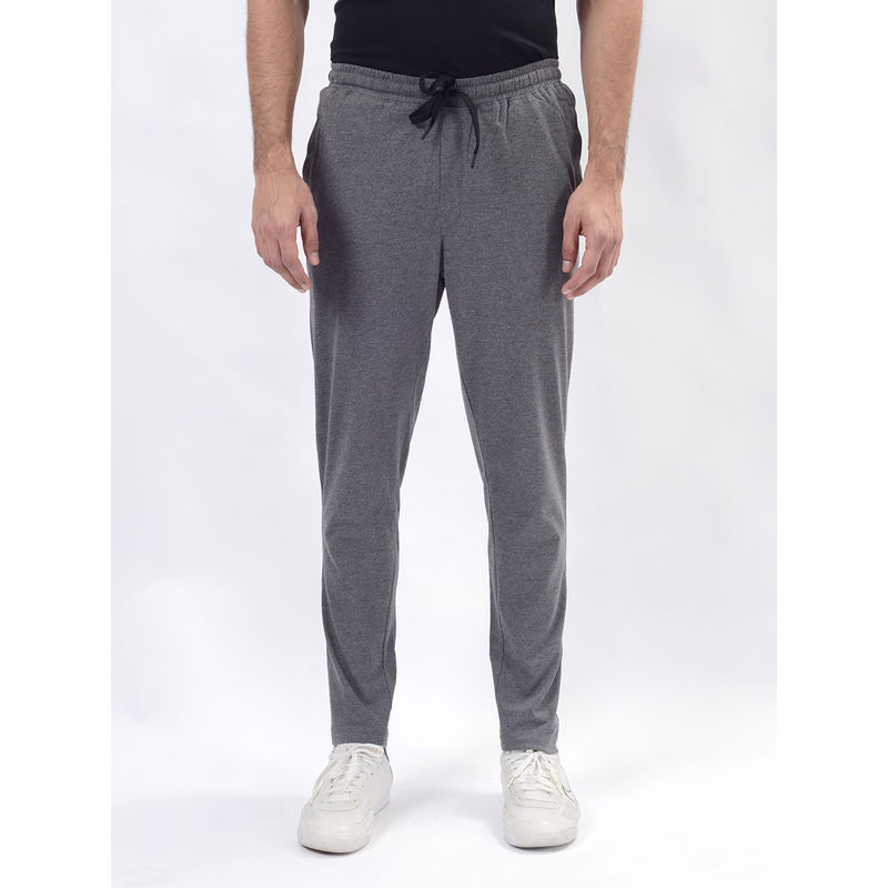 JadeBlue Men Grey Solid Trackpant (42)