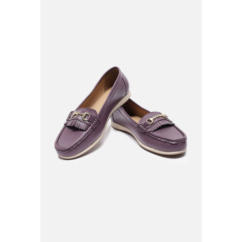 Allen Solly Women Purple Casual Loafers (UK 3)