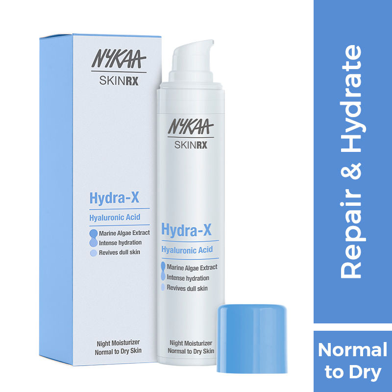 Buy Nykaa SKINRX Hyaluronic Acid HydraX Night Moisturizer For Normal