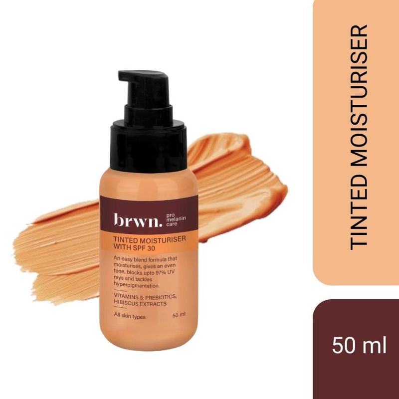 Brwn Tinted Moisturiser Spf 30 With Vitamins And Prebiotics - Almond