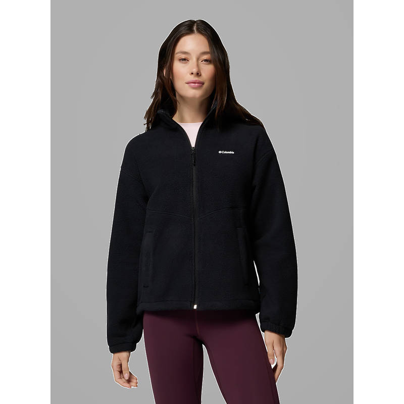 Columbia Women Black MTR Timber Meadow Lifestyle Fleece Jacket (L)