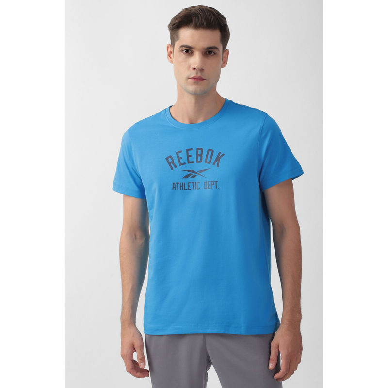 Reebok Mens Training App T-Shirt Blue (M)