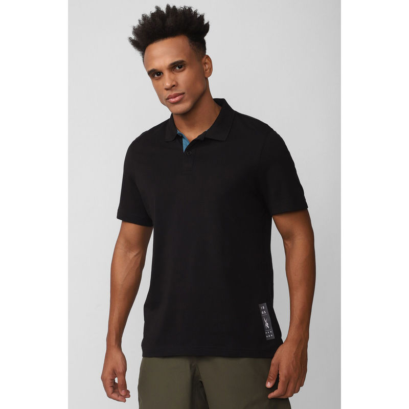 Reebok Mens Tag Polo T-Shirt Black (M)