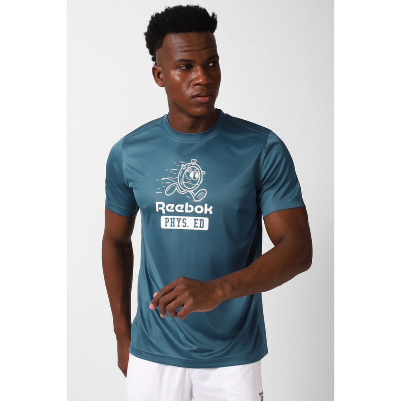 Reebok Mens Neo Performance Tee T-Shirt Blue (S)