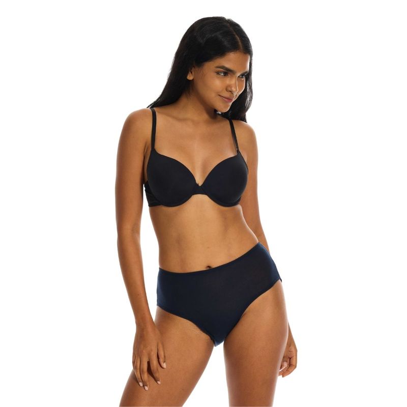 ButtChique High-Rise Tencel Panty Brief Midnight Blue (S)