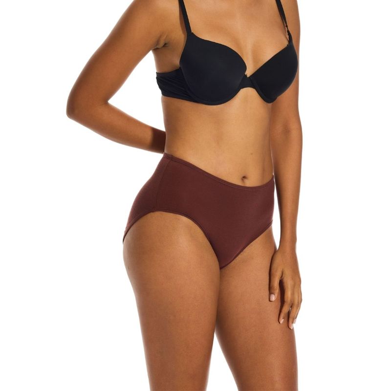 ButtChique High-Rise Tencel Panty Brief Chocolate (M)