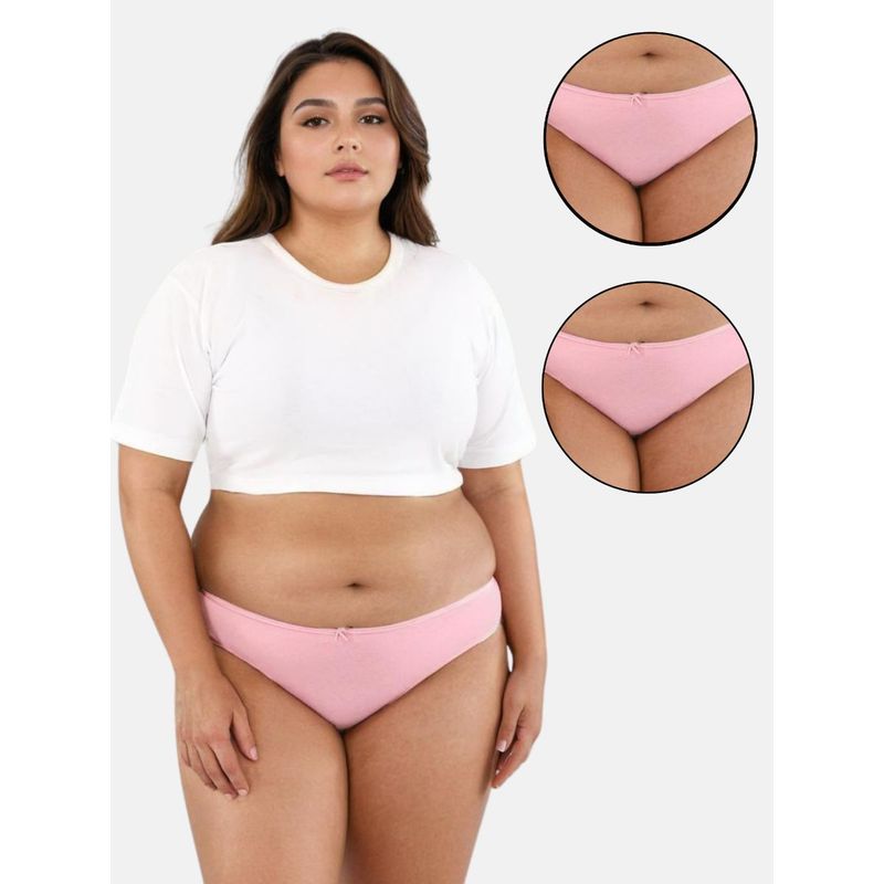 Adira BrZee Plus Size Bikini Panty Pink (3XL)