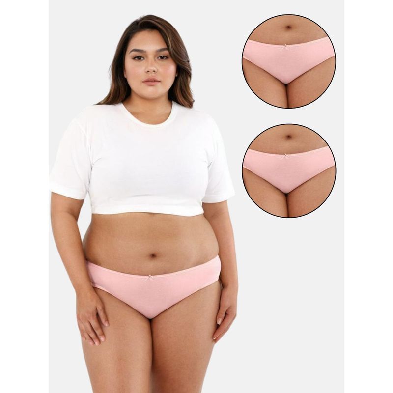 Adira BrZee Plus Size Bikini Panty Peach (3XL)