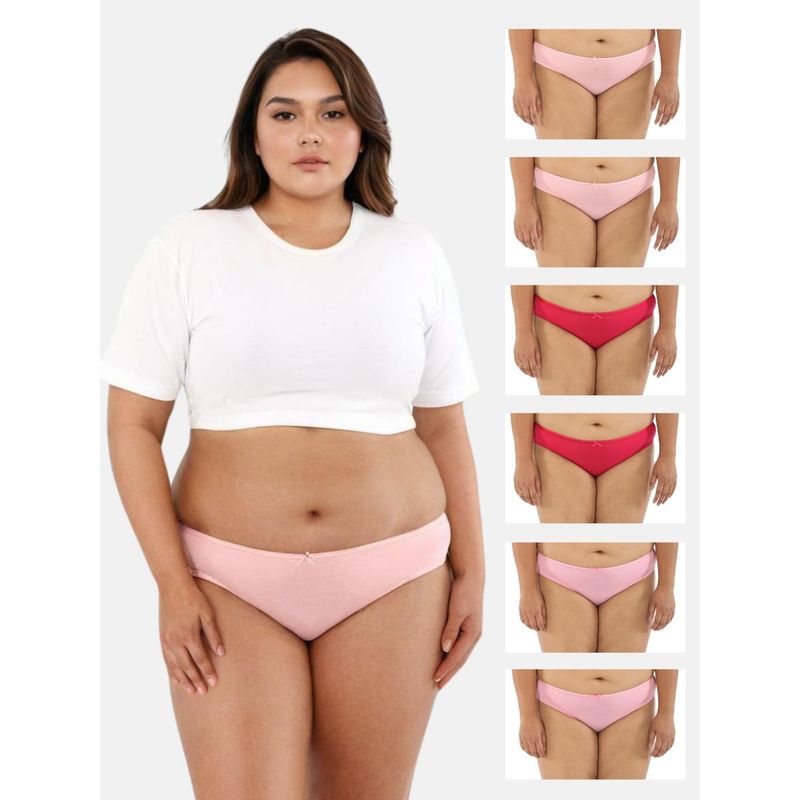 Adira BrZee Bikini Panty Peach Pink (3XL)