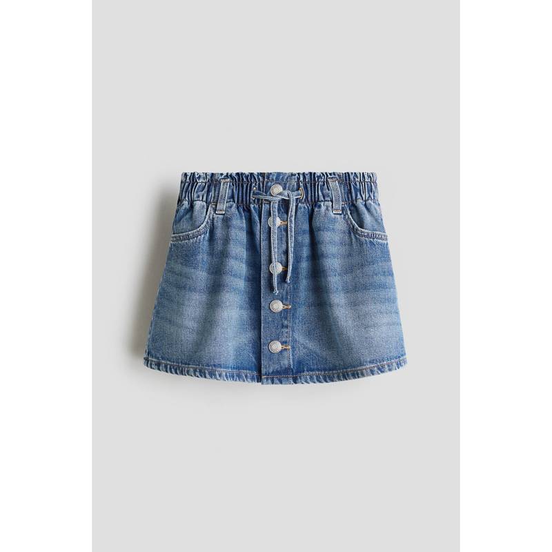 H&M Paper Bag Denim Skirt Blue (1.5-2 Years) (1.5-2 Years)