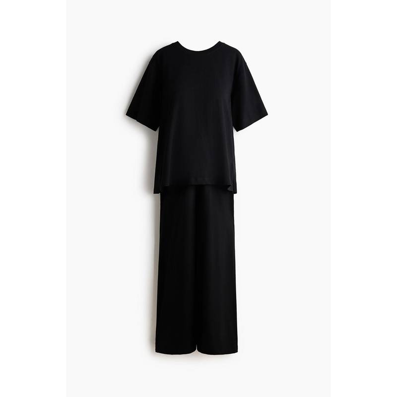 H&M Women Black Mama Before & After 2-Piece Set (S)