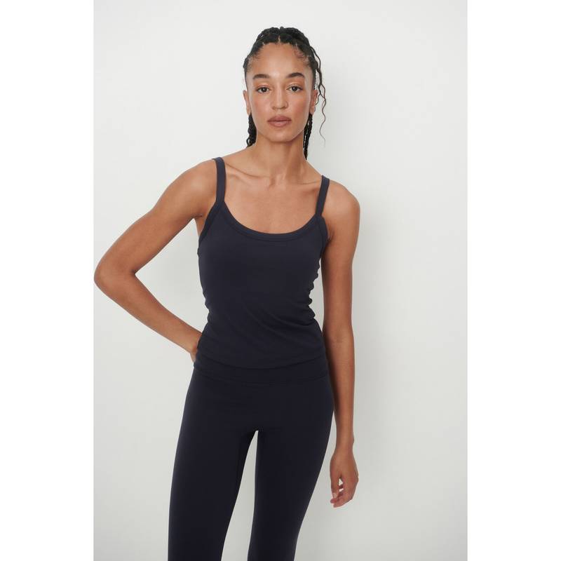 H&M Women Blue Integral-Bra Sports Vest Top with Soft Move (XS)