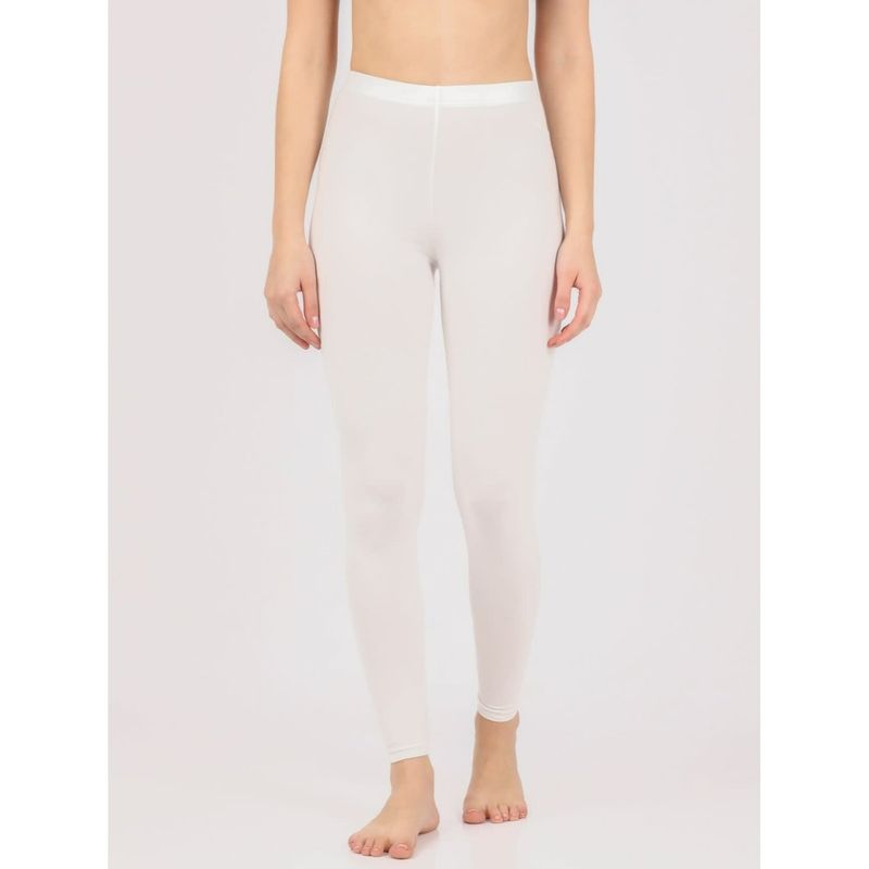 Jockey Aw87 Women's Cotton Elastane Leggings With Ultrasoft Waistband