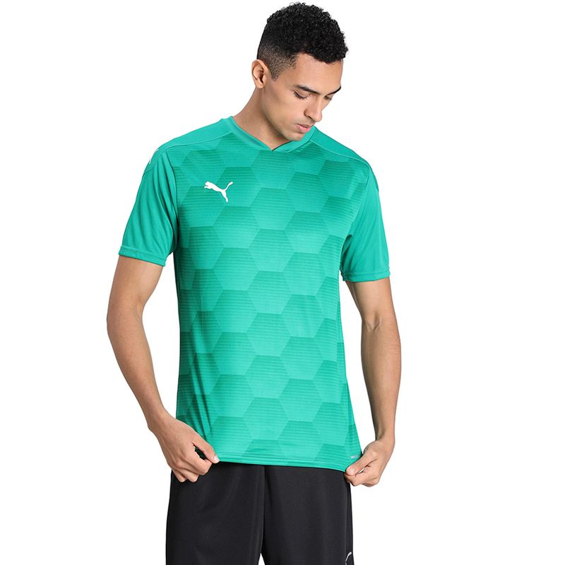 Puma Team Final 21 Graphic Jersey T-shirt - Green (S)