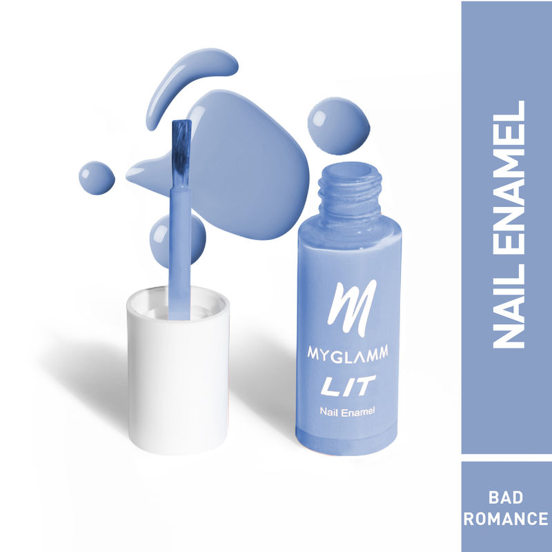 MyGlamm LIT Nail Enamel - Bad Romance