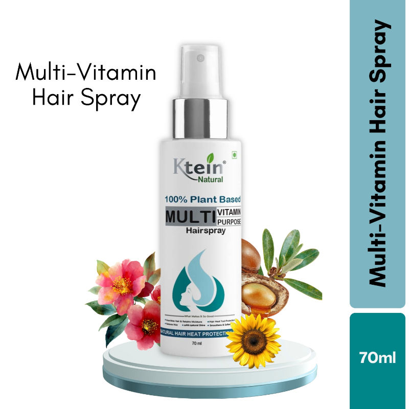 Ktein 100% Natural Plant Based Multi Vitamin Purpose Hairspray