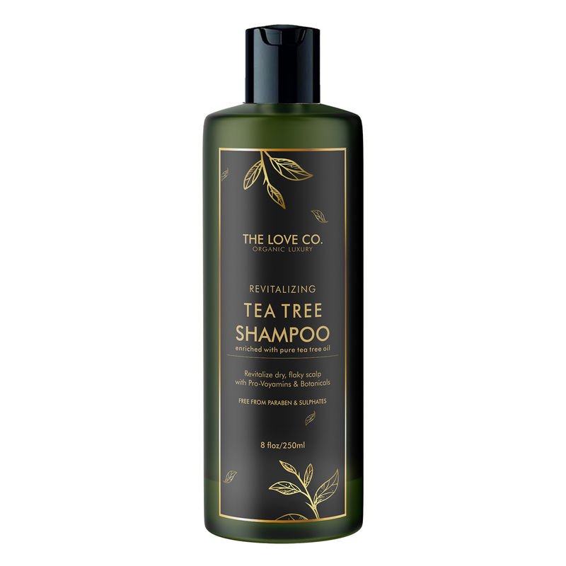 The Love Co. Natural Tea Tree Shampoo Dandruff Free Shampoo Hair Fall
