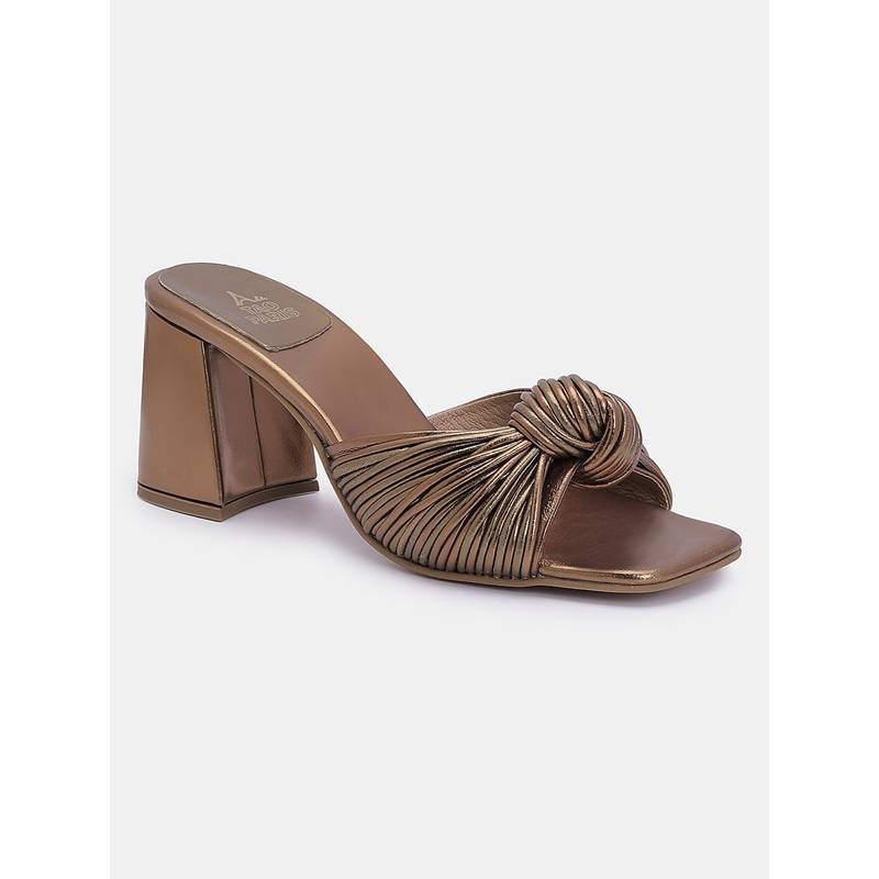 Tao Paris Women LA Bronze Block Heels (EURO 36)