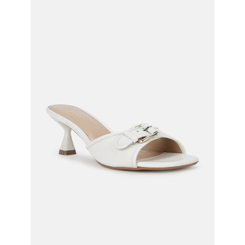Guess Women White Kitten Heels (UK 4)
