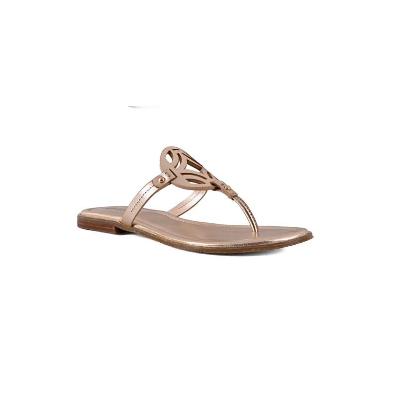 Vanilla Moon Women Nazia Open Toe Flats - Gold (EURO 36)